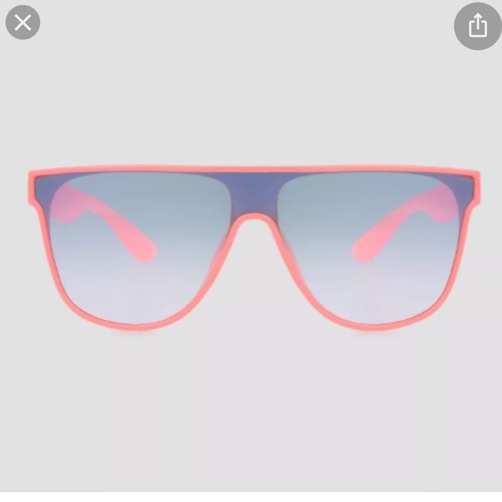 Shield plastic shiny sunglasses 6/$16